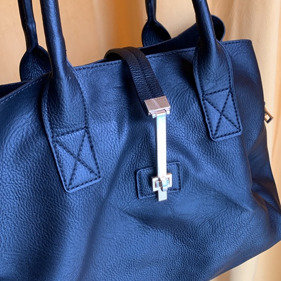 Mellow World Jasmine 3 compartment Compartment Satchel faux vegan leather modern - Picture 3 of 8